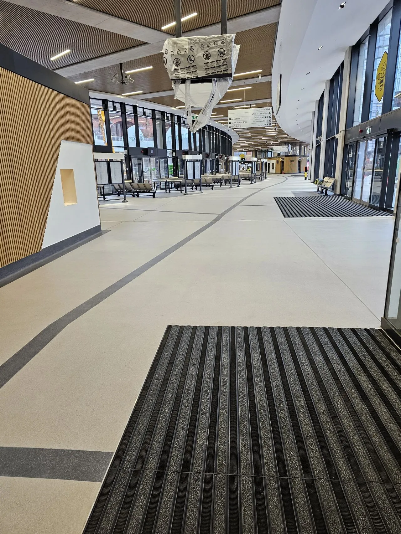 PMC resin floor installation