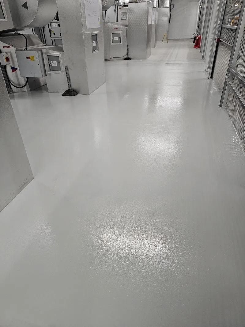 Plant room · light grey anti-slip epoxy