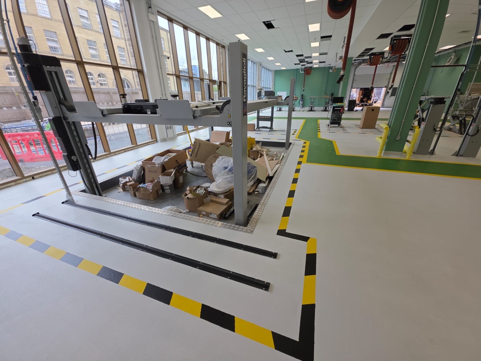 Automotive training centre · full floor view